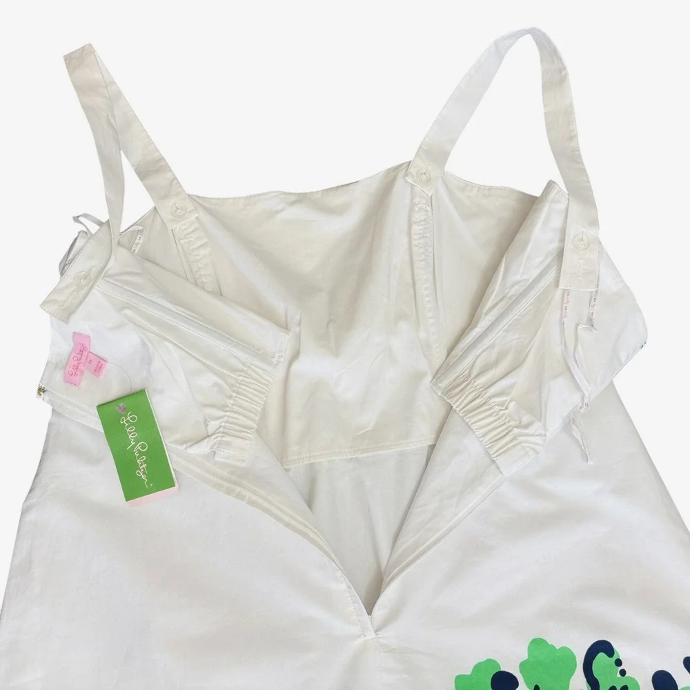NWT‎ Lilly Pulitzer Doodle Bug Daisy Place Dress  Sz 14 Removable Straps Cotton - Picture 13 of 14